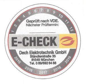E-Check, Dech Elektrotechnik München