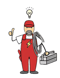 Elektriker Dech Illustration